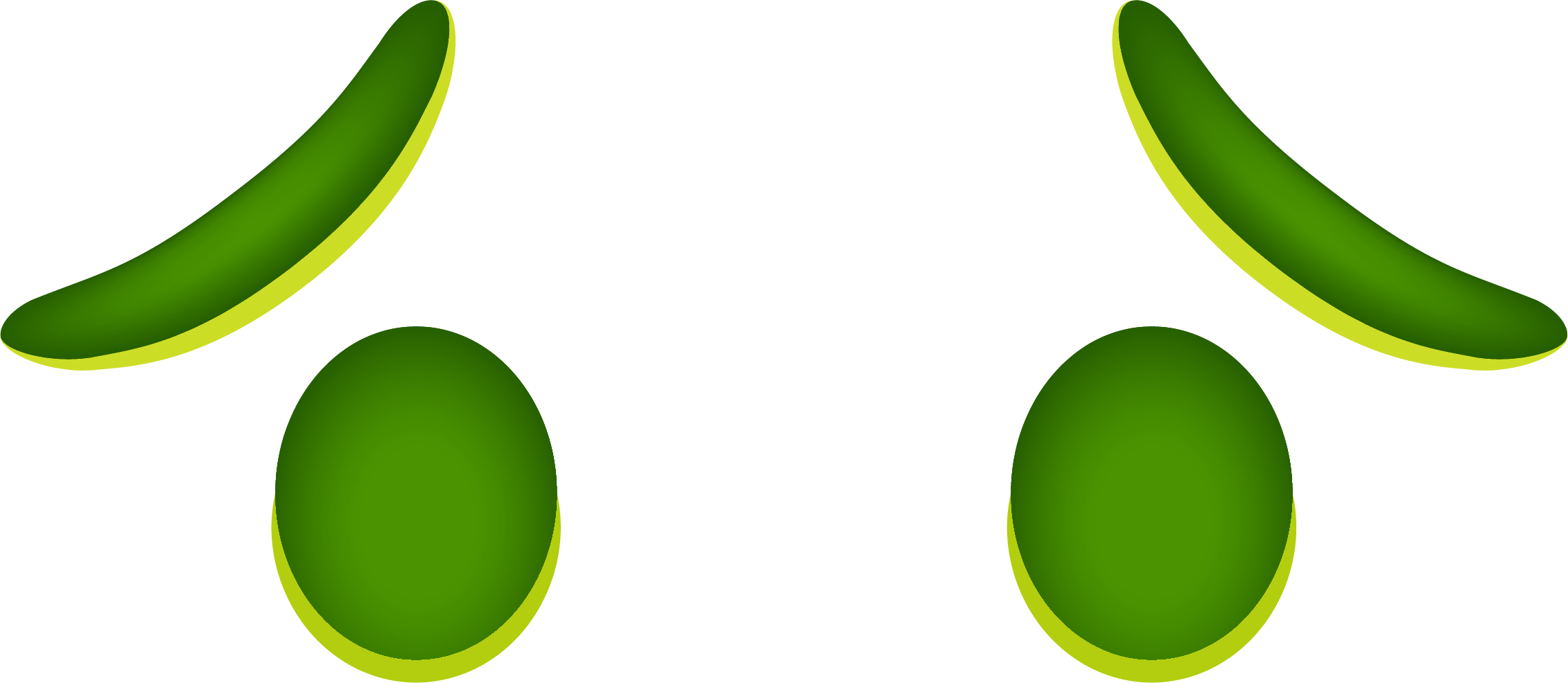 Preview for Green-peas-and-pod-emoji-eyes-sticker-3de14