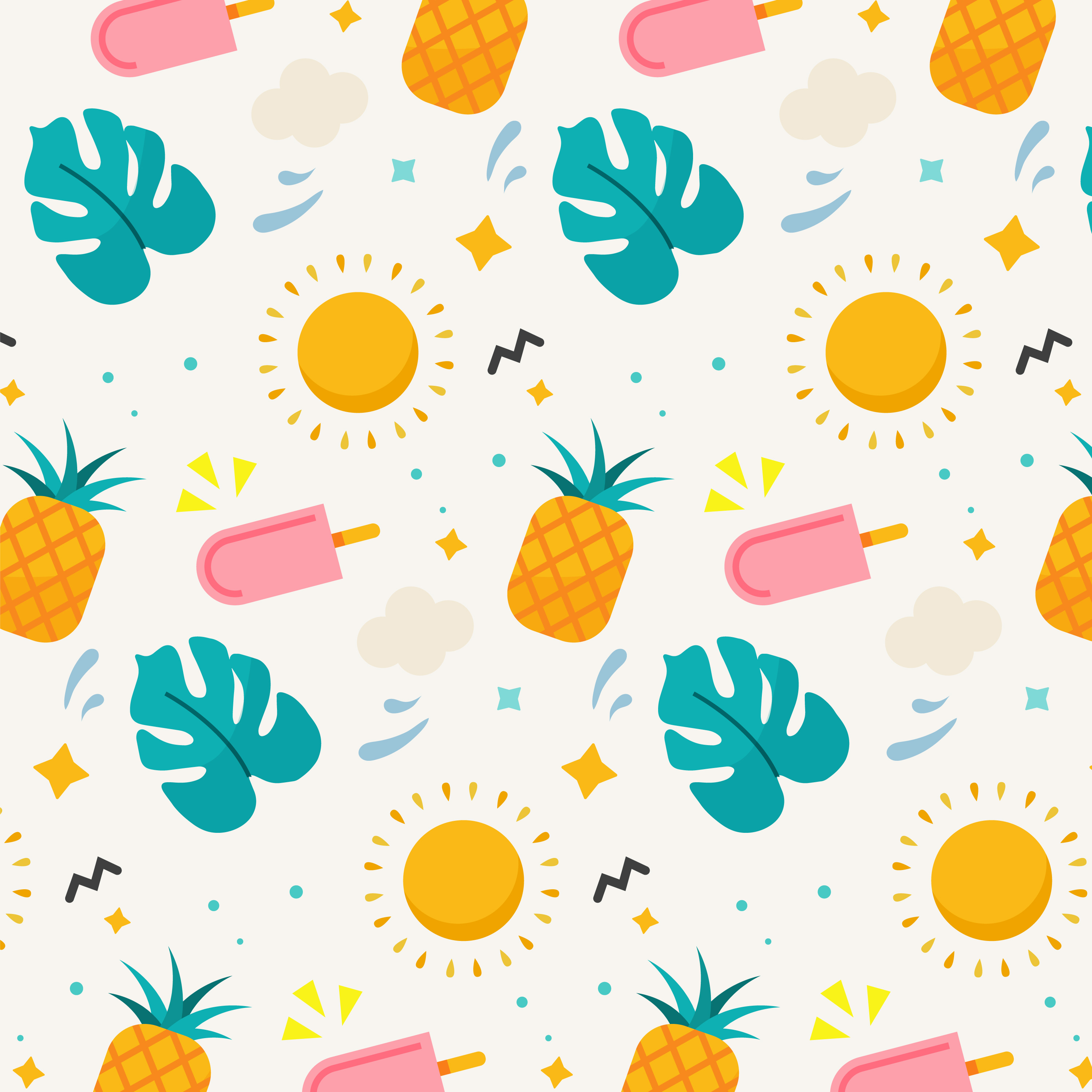 Preview for Summer-pattern-design-template-background-684b1