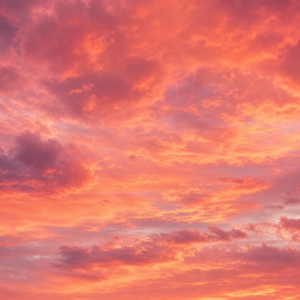 Preview for Square Sunset Clouds Background