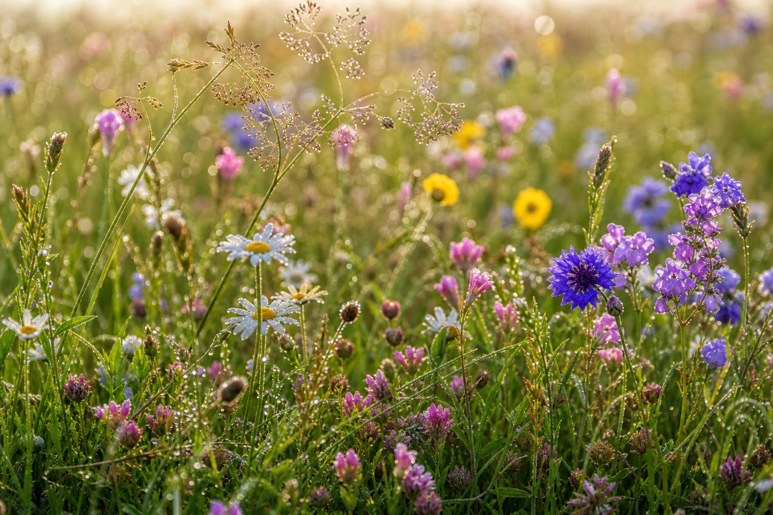 Preview for Wildflower Meadow Wash Background