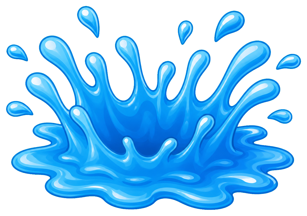 Preview for Puddle Splash Sticker Graphic