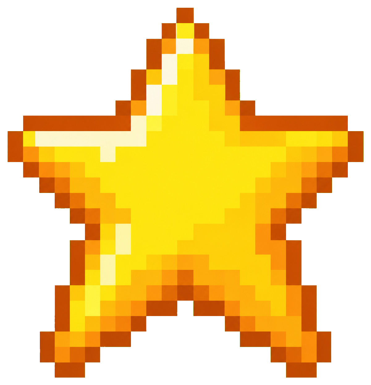Preview for Pixel Star Sticker Graphic