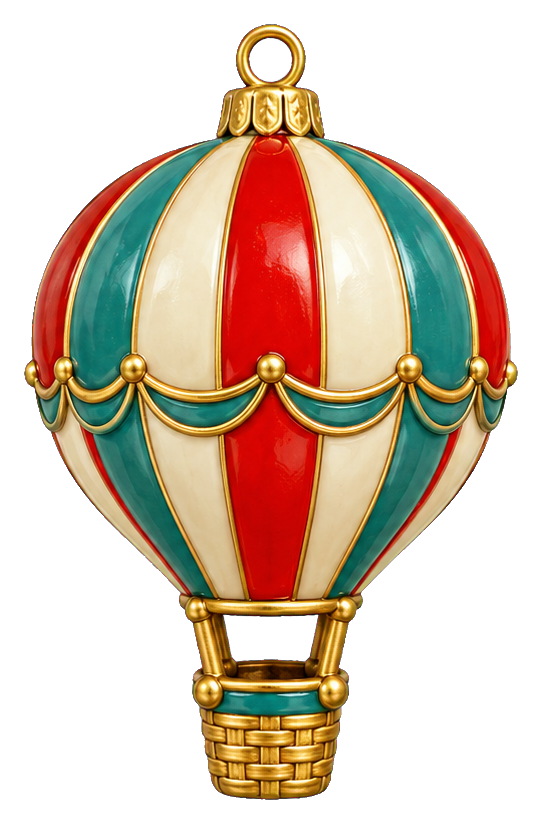 Preview for Hot Air Balloon Christmas Ornament