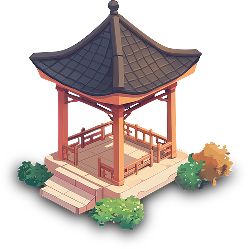 Preview for Asian-gazebo-illustration-sticker-635e9