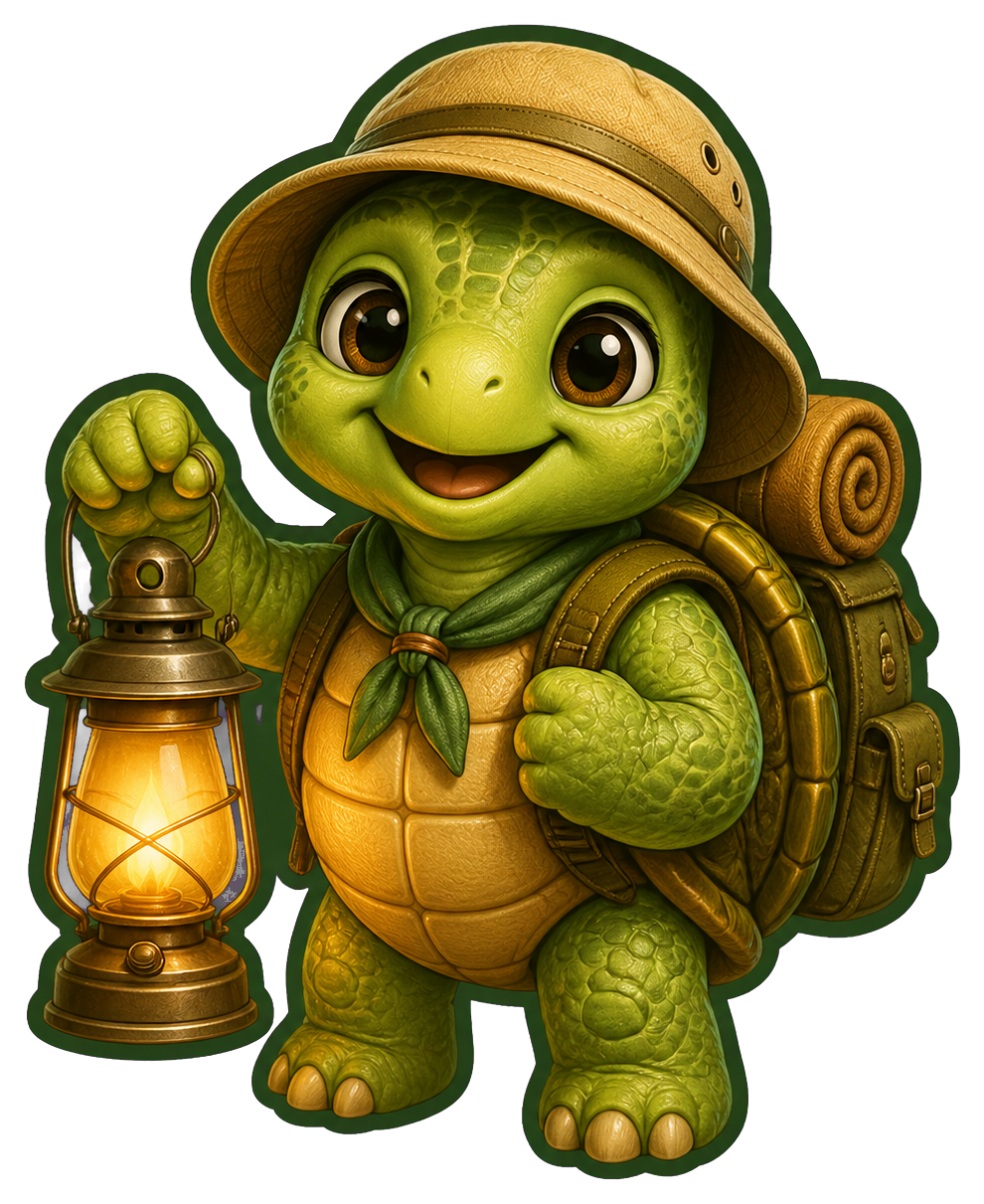 Preview for Turtle Camping Lantern Sticker