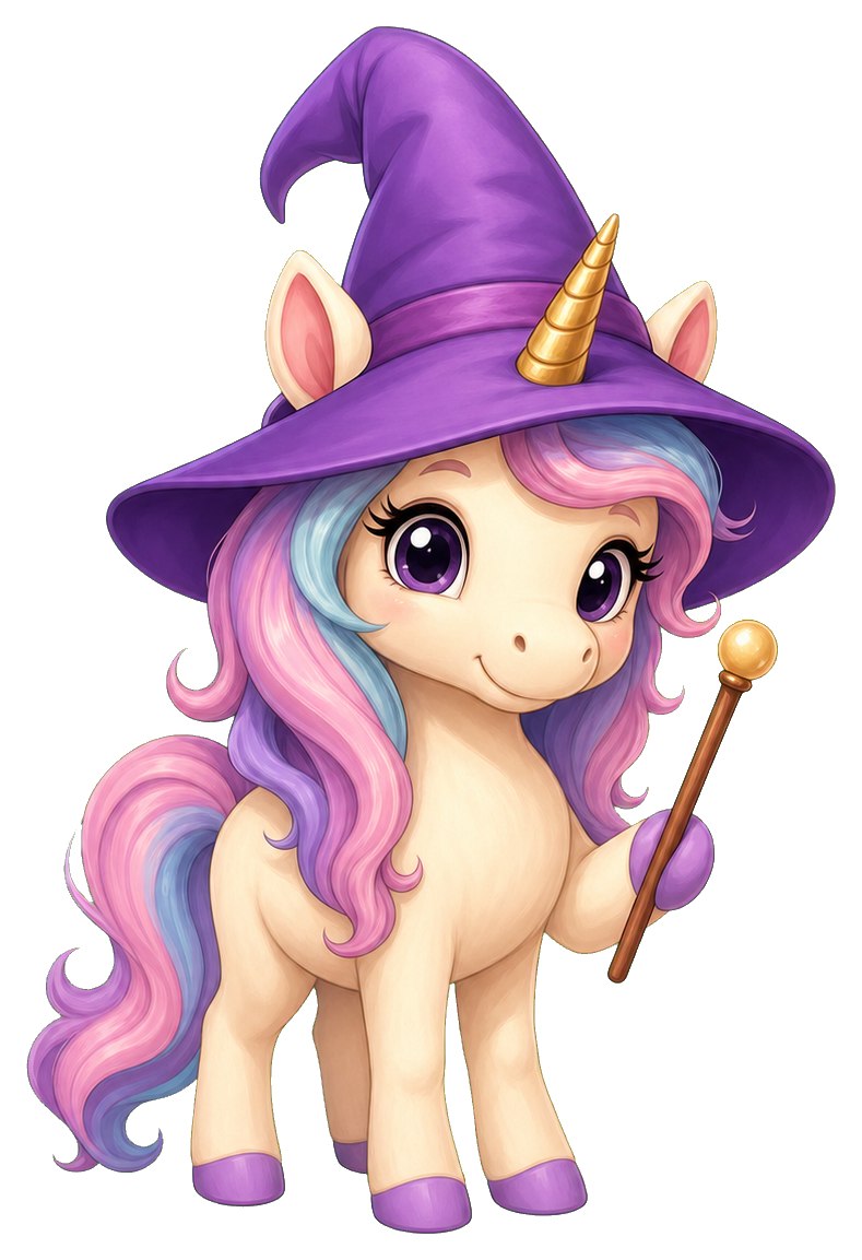 Preview for Unicorn Wizard Sticker