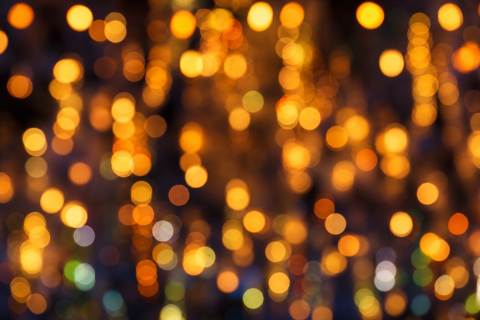 Preview for Warm Bokeh Lights Background