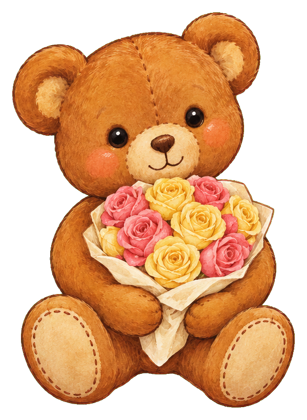 Preview for Flower Bouquet Teddy
