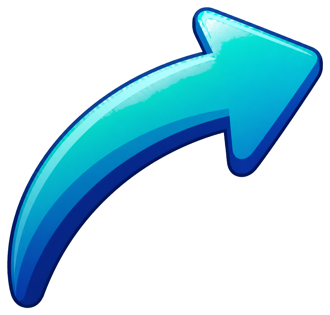 Preview for Curved Arrow Sticker For Photos And Designs