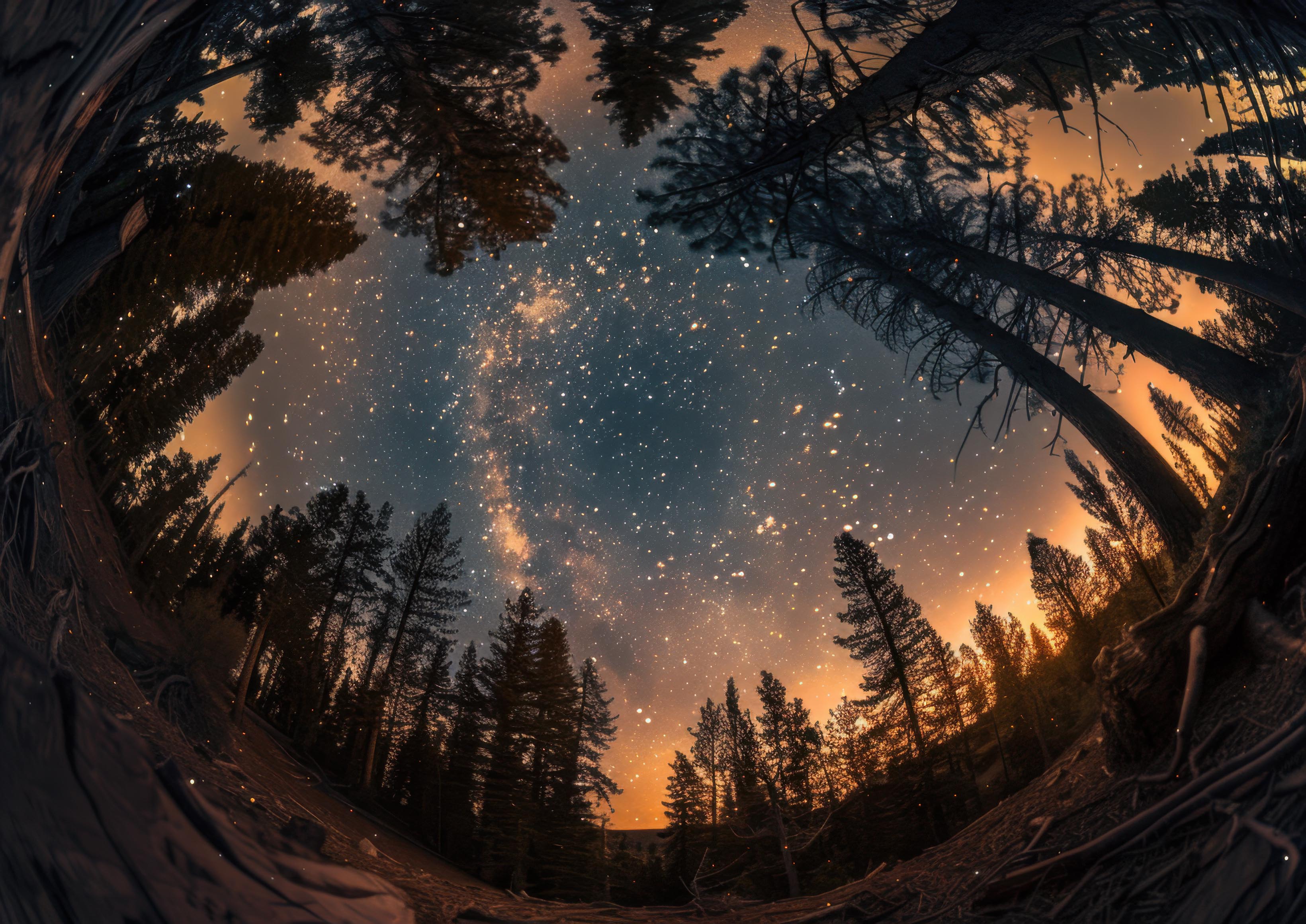 Preview for Fisheye-milky-way-forest-astrophotography-photo-background-a1ae0
