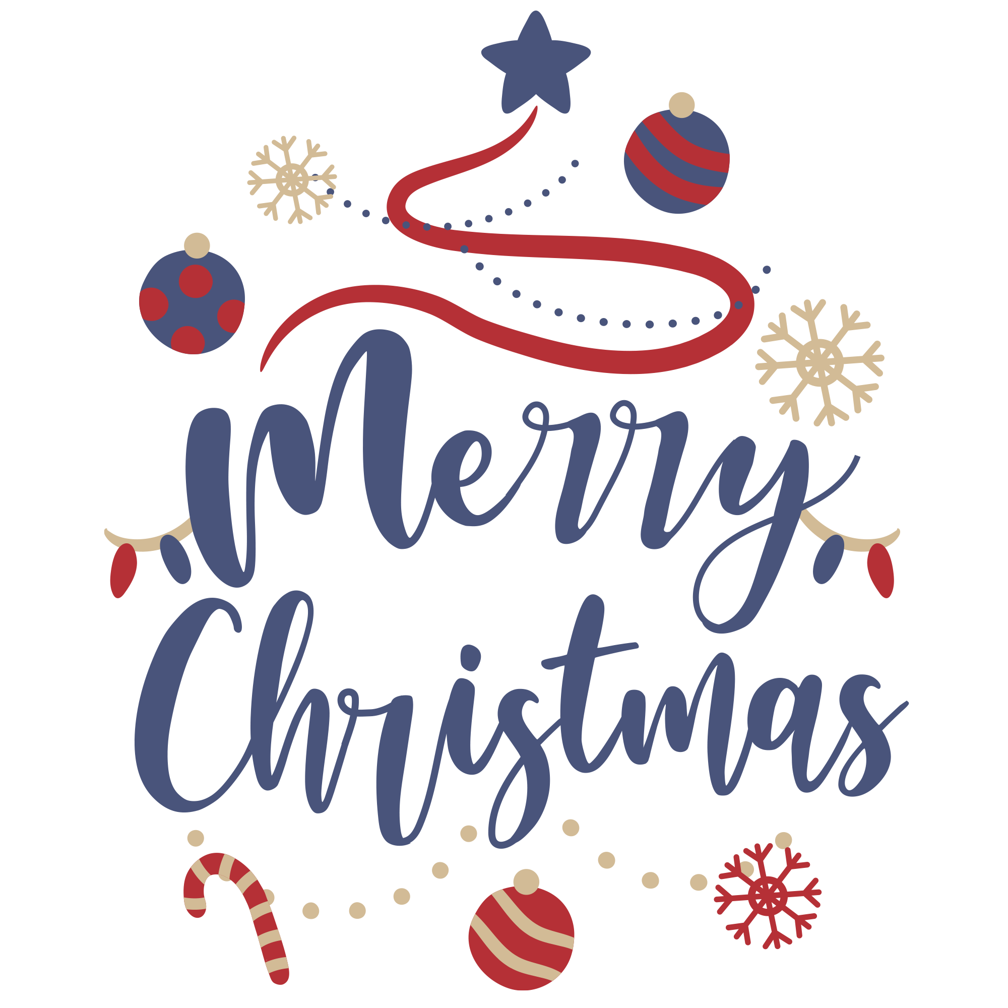 Preview for Merry-christmas-graphic-design-christmas-text-sticker-38c06