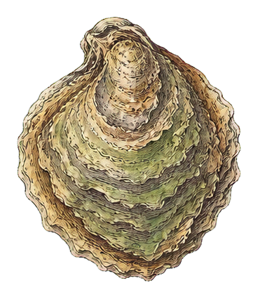 Preview for Vintage Oyster Shell Sticker