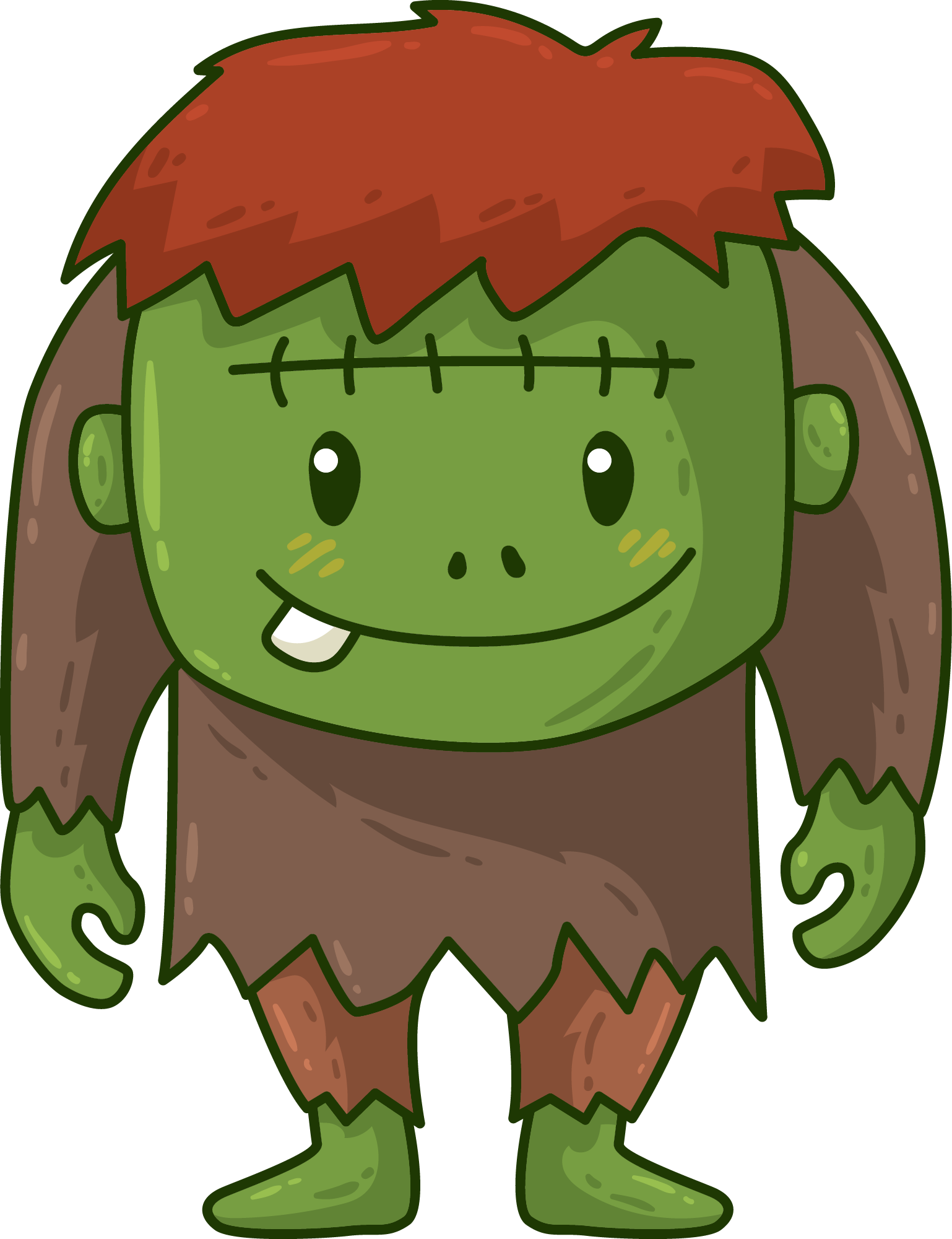 Preview for Friendly-frankenstein-cartoon-character-sticker-5d533