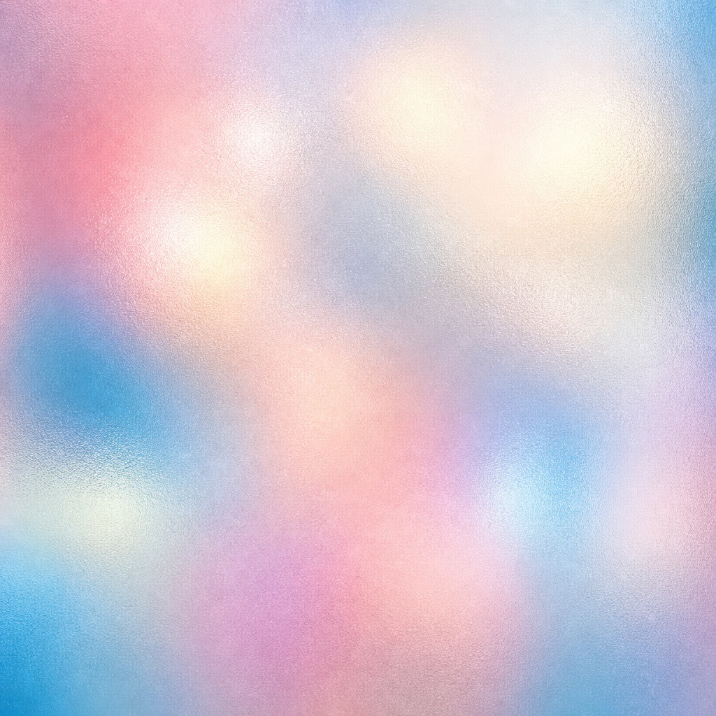 Abstract pastel gradient with soft blur and frosted glass effect in a square shape.