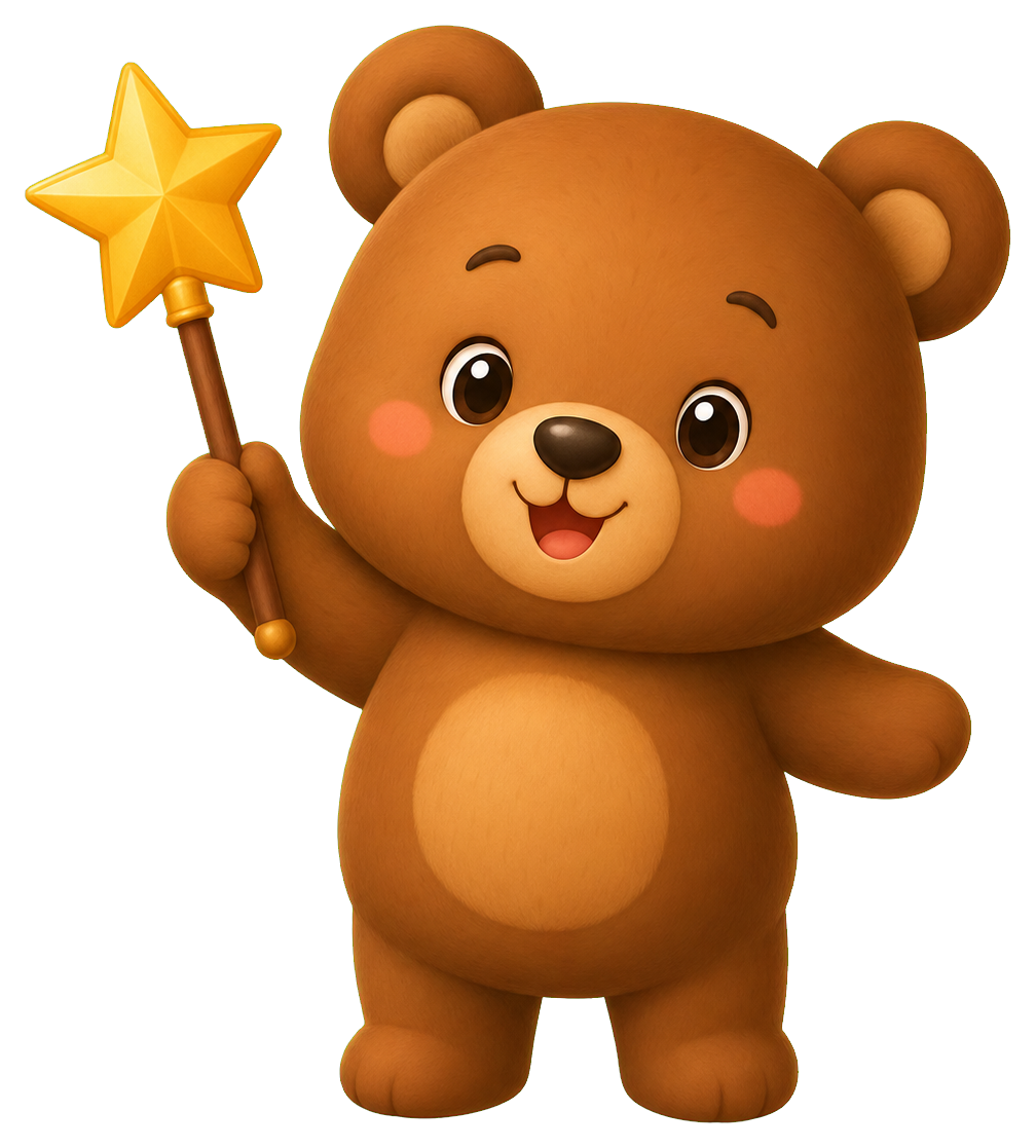 Preview for Bear With Star Wand Sticker