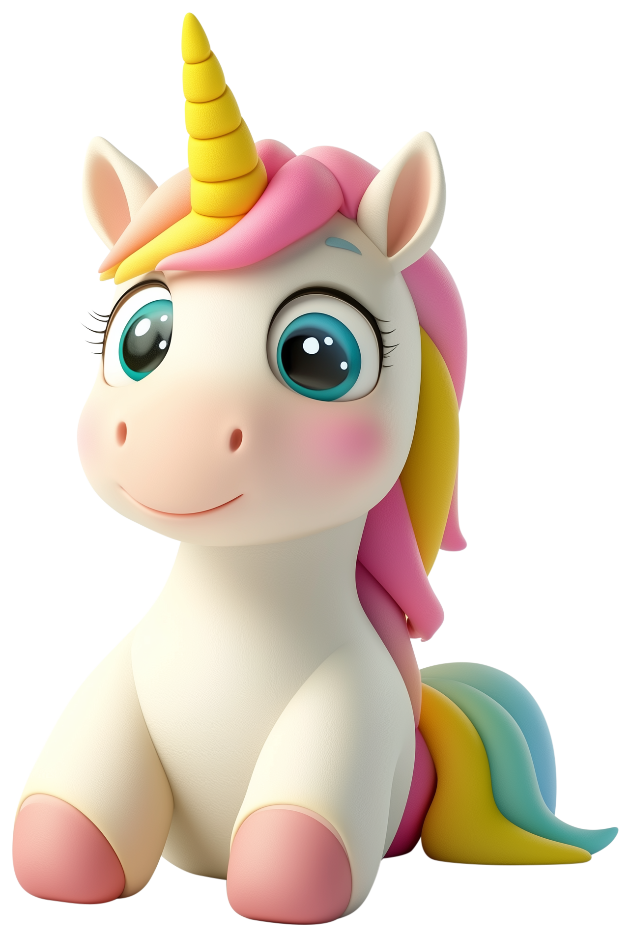 Preview for Cute Unicorn Emoji Sticker