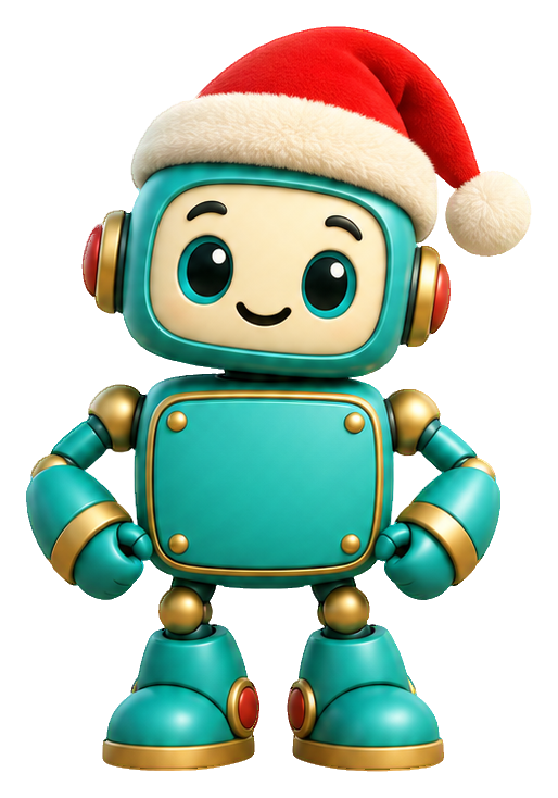 Preview for 3d Christmas Toy Robot