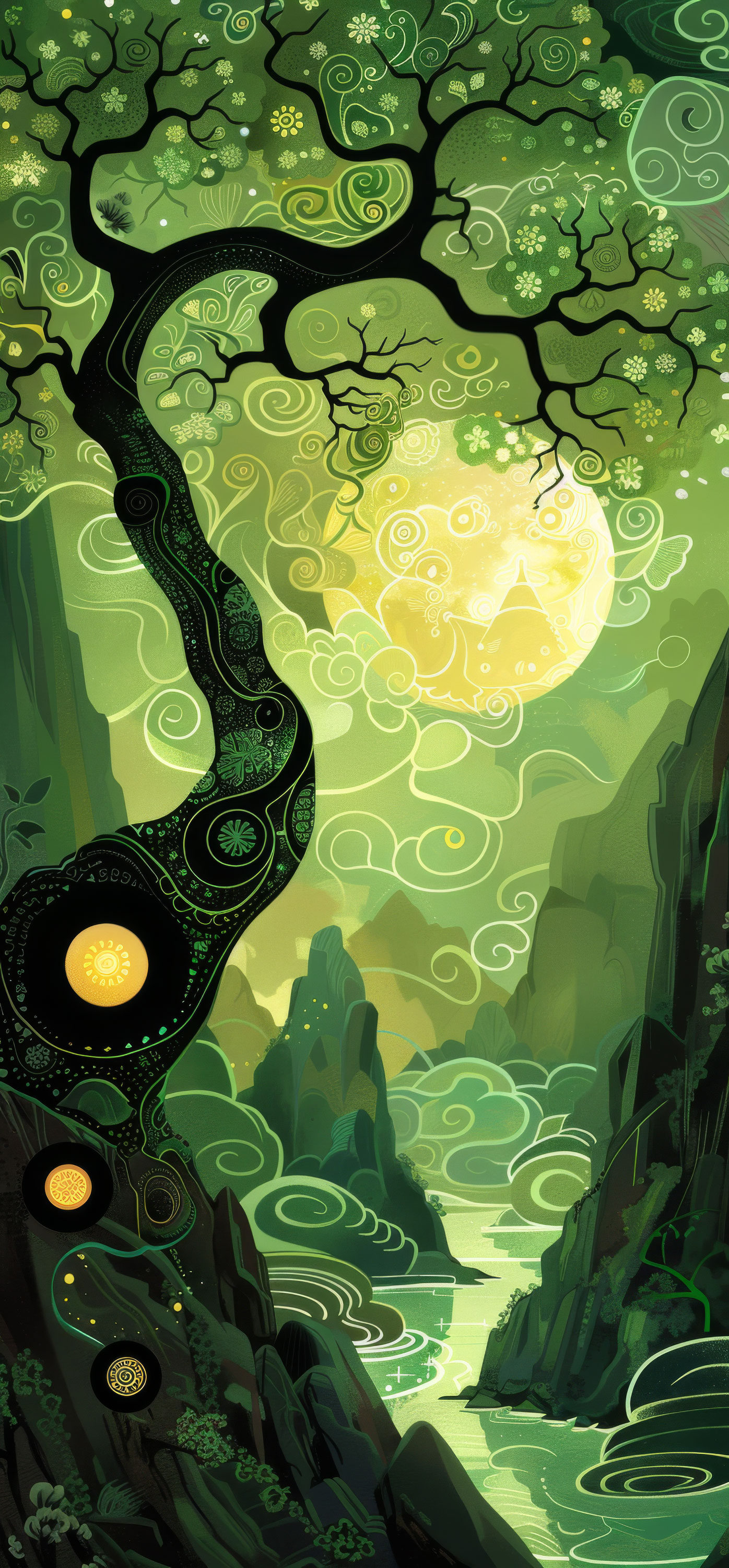 Preview for Mystical-forest-landscape-art-st-patricks-background-9693d