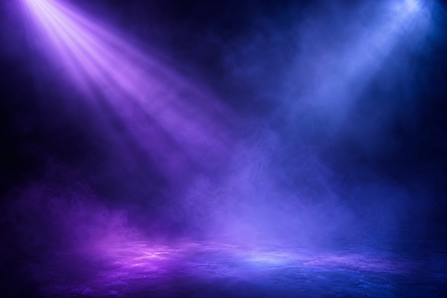 Purple haze with soft studio light rays and a glowing atmospheric backdrop
