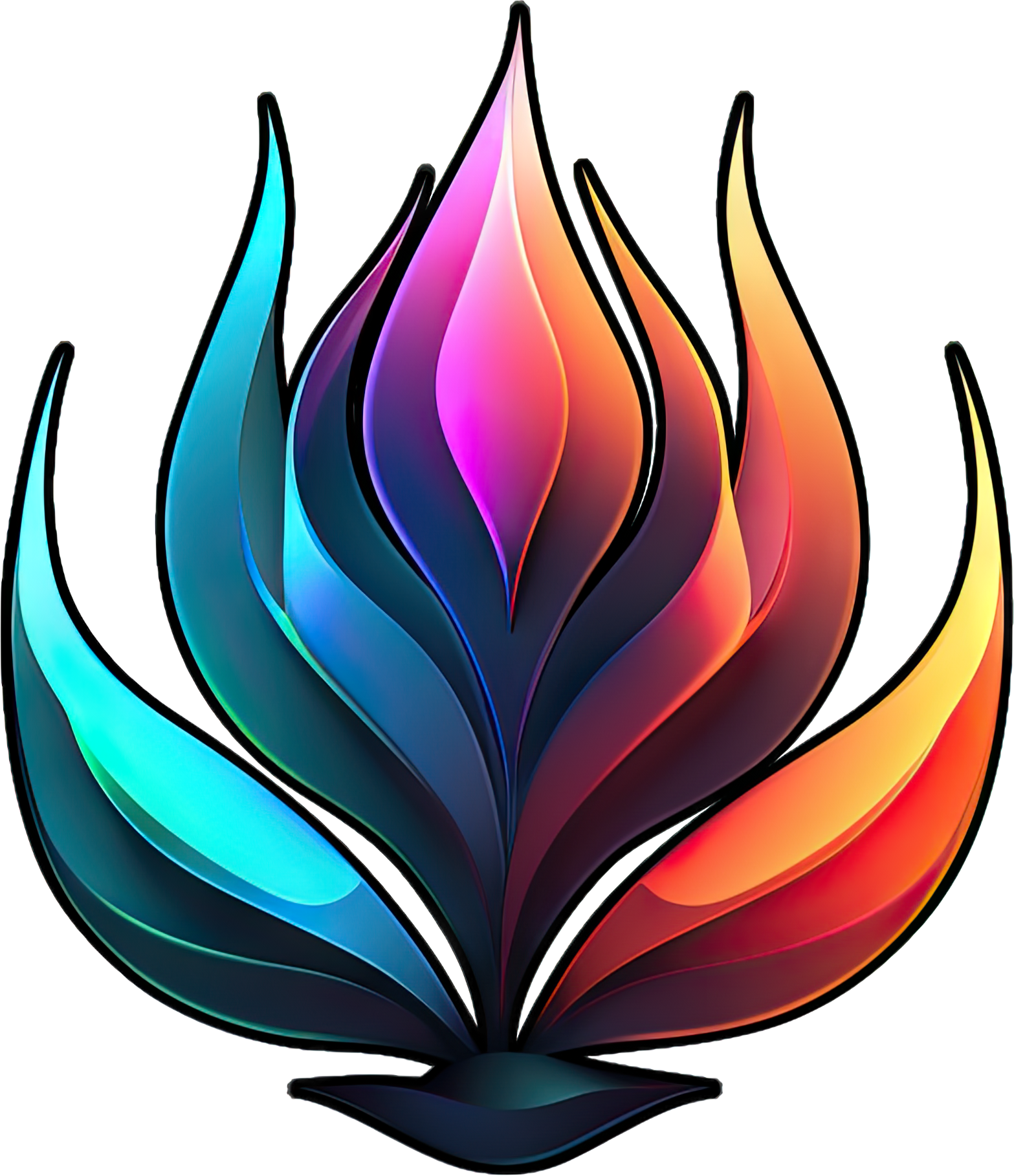 Preview for Vibrant-flame-logo-design-logo-colorful-sticker-1af24