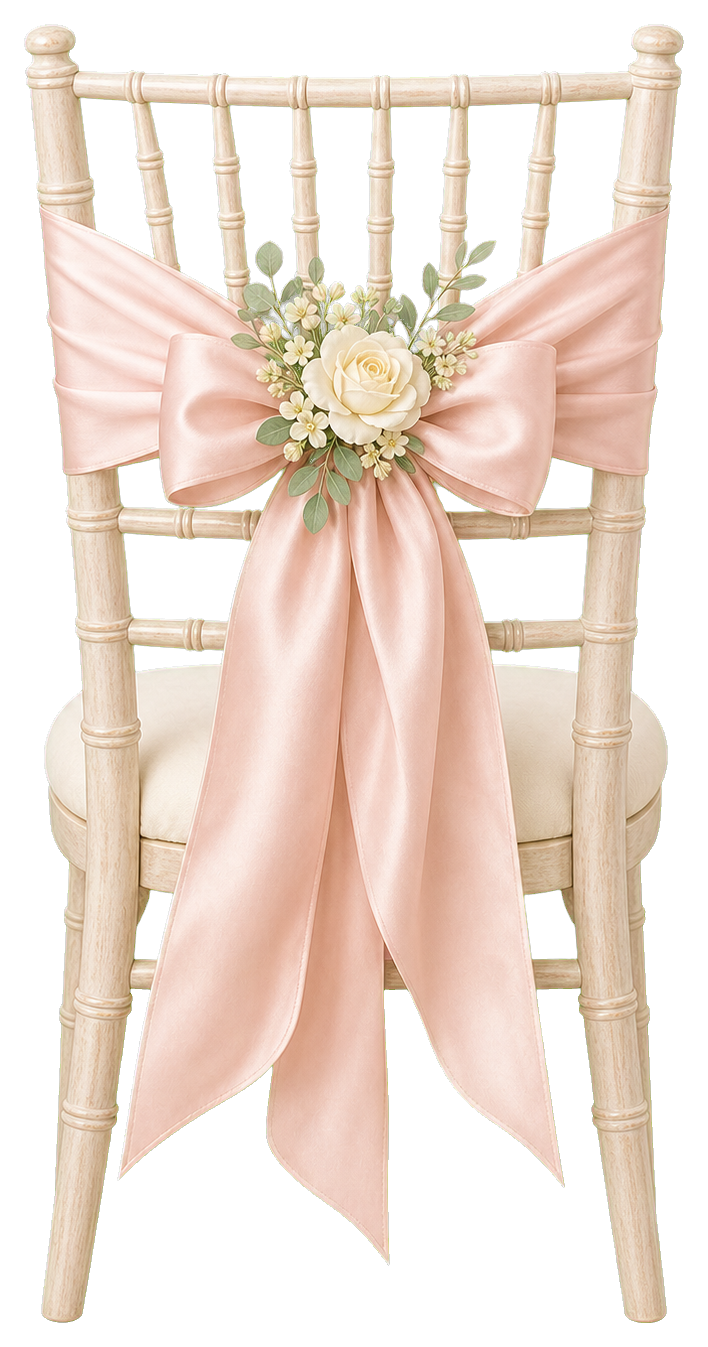 Preview for Wedding Chair Ribbon Sticker