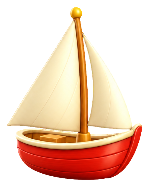 Preview for 3d Tiny Vehicles Sailboat