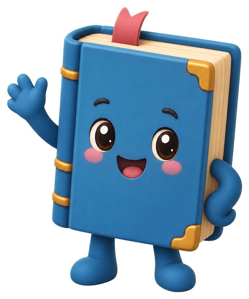 Preview for Book Mascot Sticker For Creative Designs