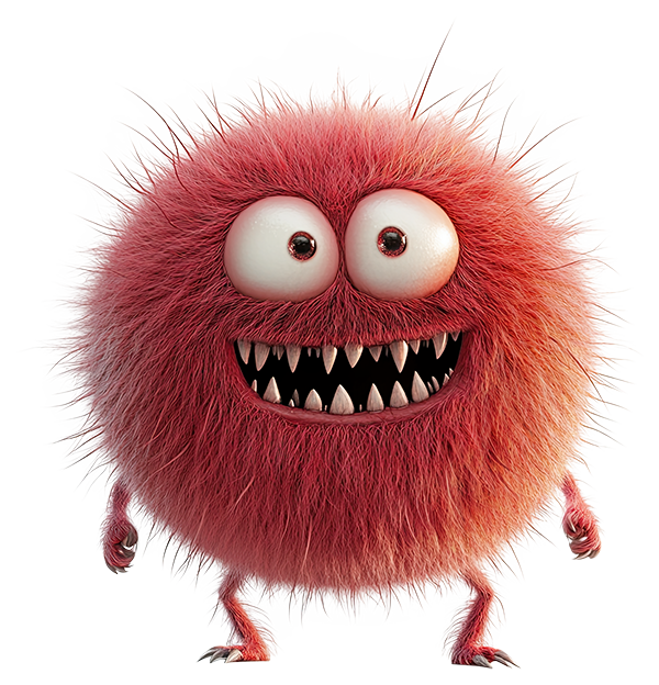 Preview for Red-furry-monster-character-monsters-sticker-5b66b