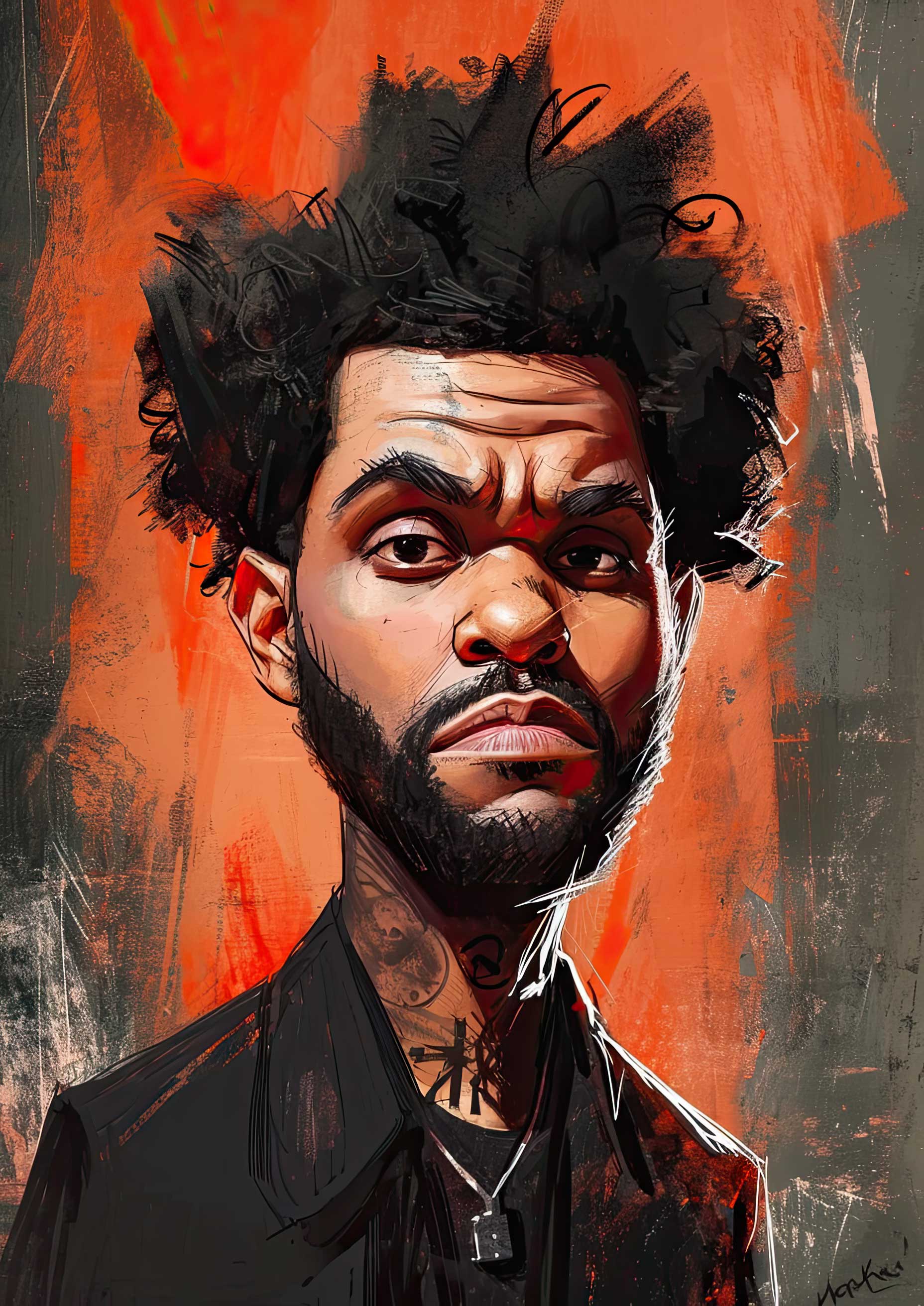 Preview for The-weeknd-digital-portrait-celebrities-background-3b87f
