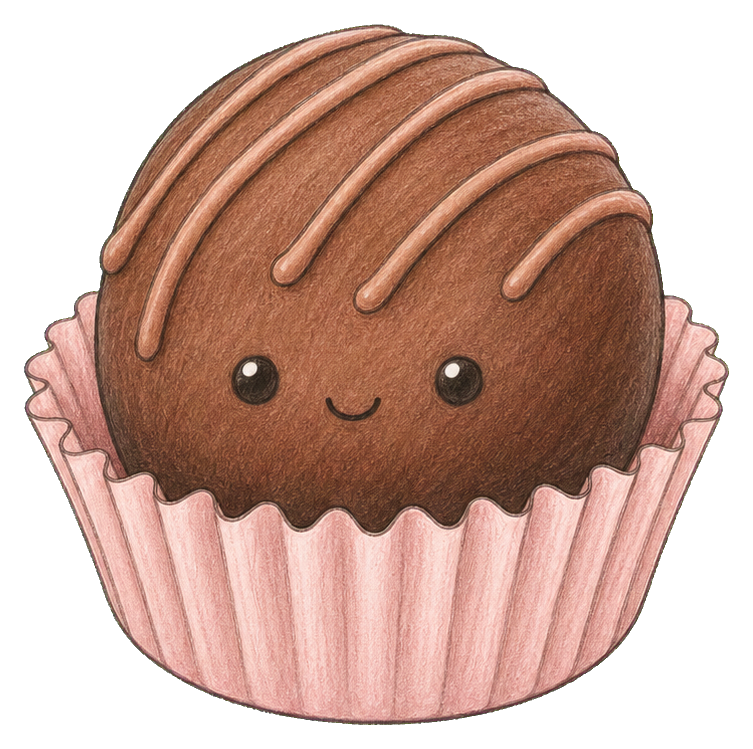 Preview for Chocolate Truffle In Paper Cup Sticker