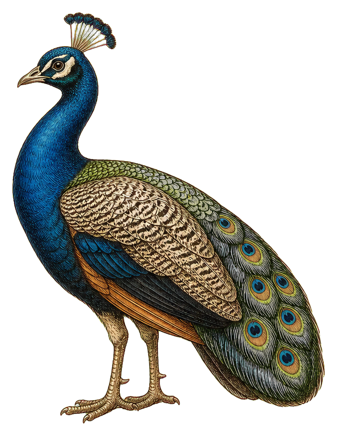 Preview for Vintage Bird Sticker Graphic