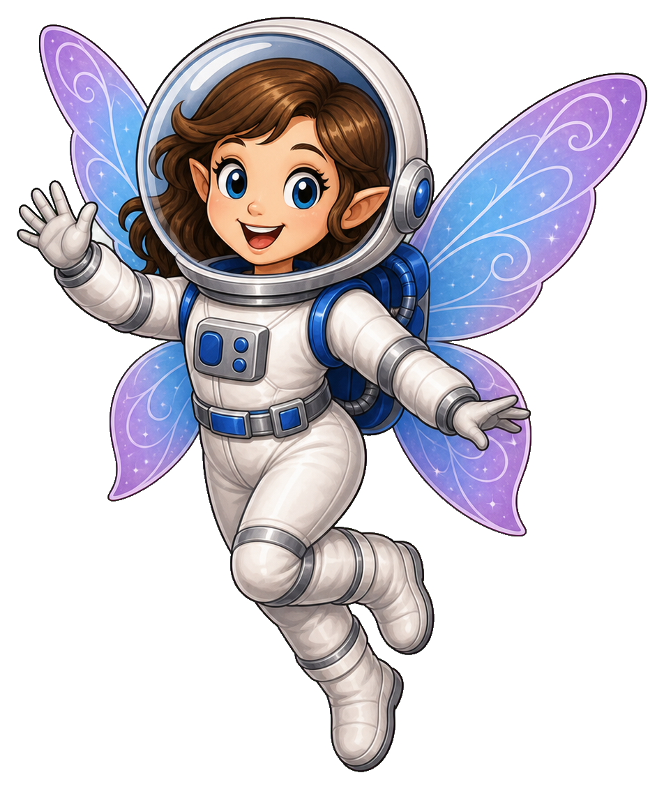 Preview for Astronaut Fairy Sticker