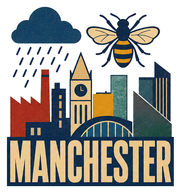 Preview for Manchester Bee Rain Sticker