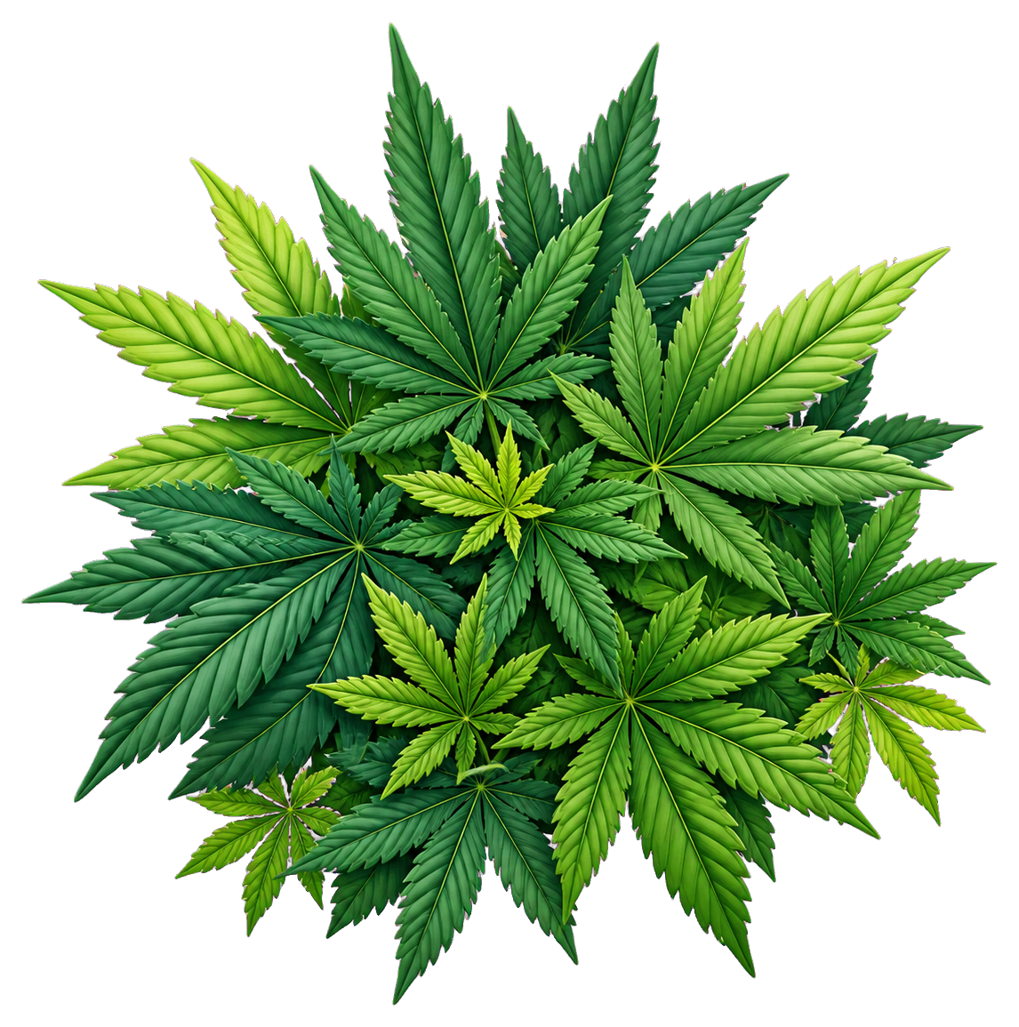 Preview for Hemp Leaf Cluster Sticker