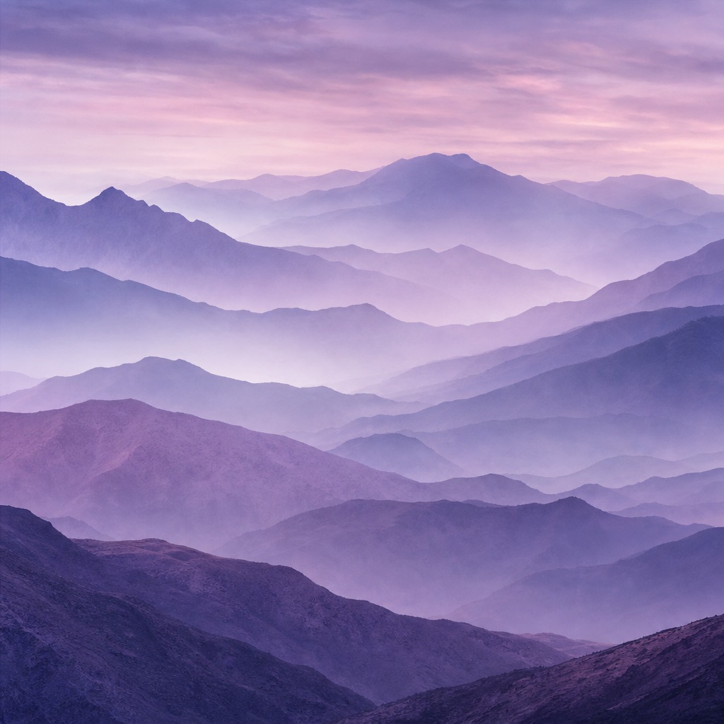 Preview for Violet Dusk Mountain Layers Background