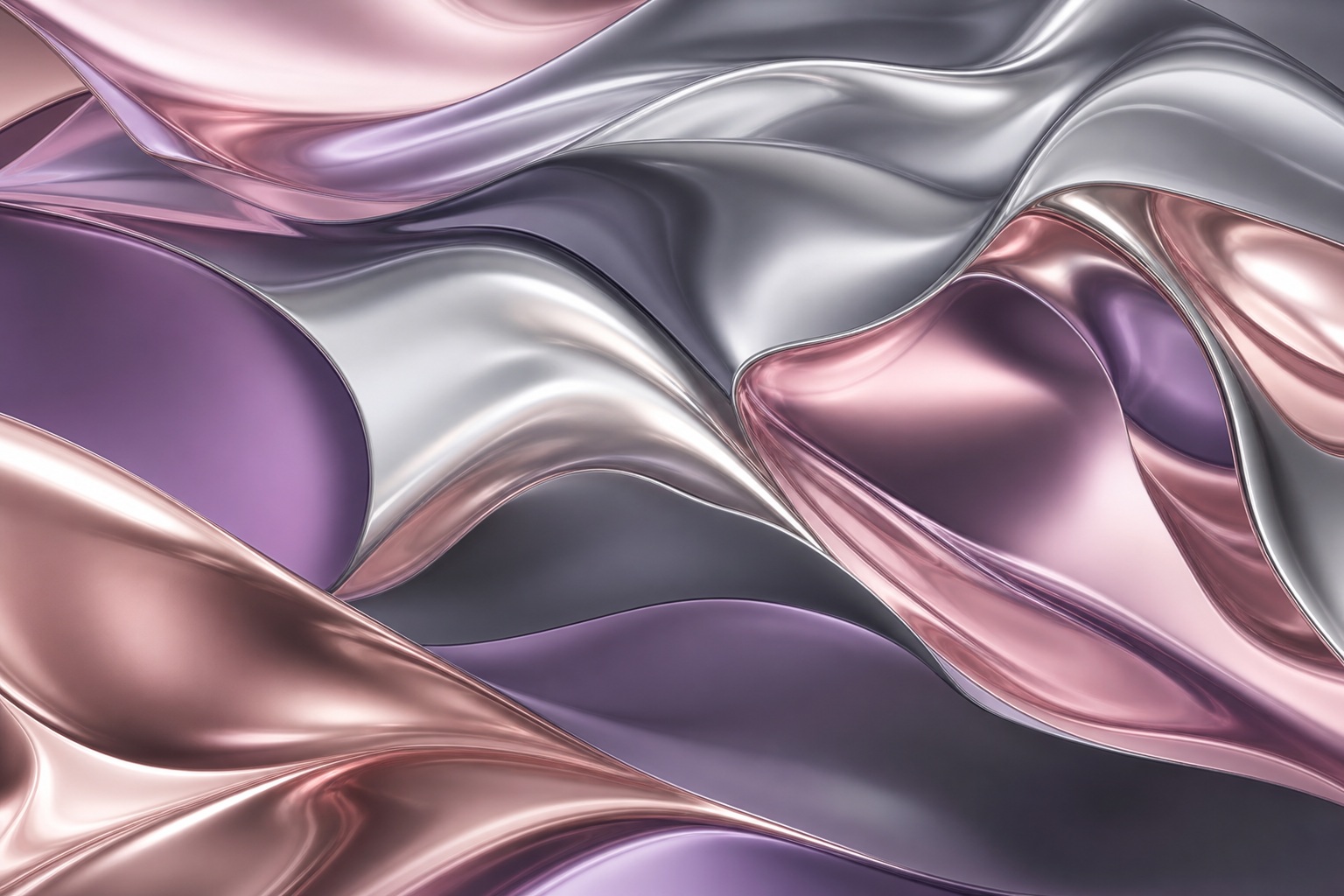 Preview for Rose Mercury Folded Chrome Sheets Background