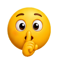 Preview for Shushing Face Emoji Sticker