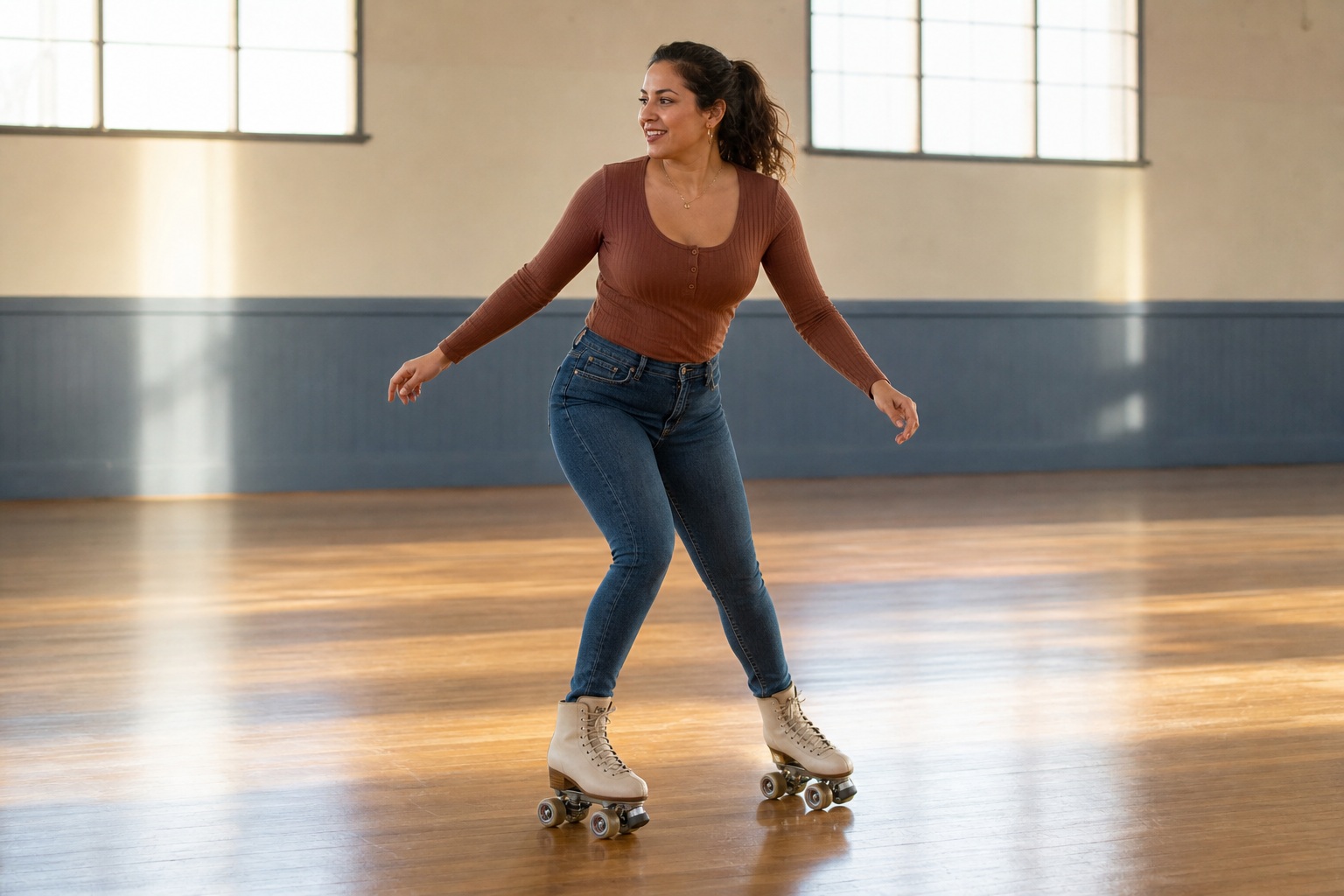 Preview for Roller Skating Background Stock Image