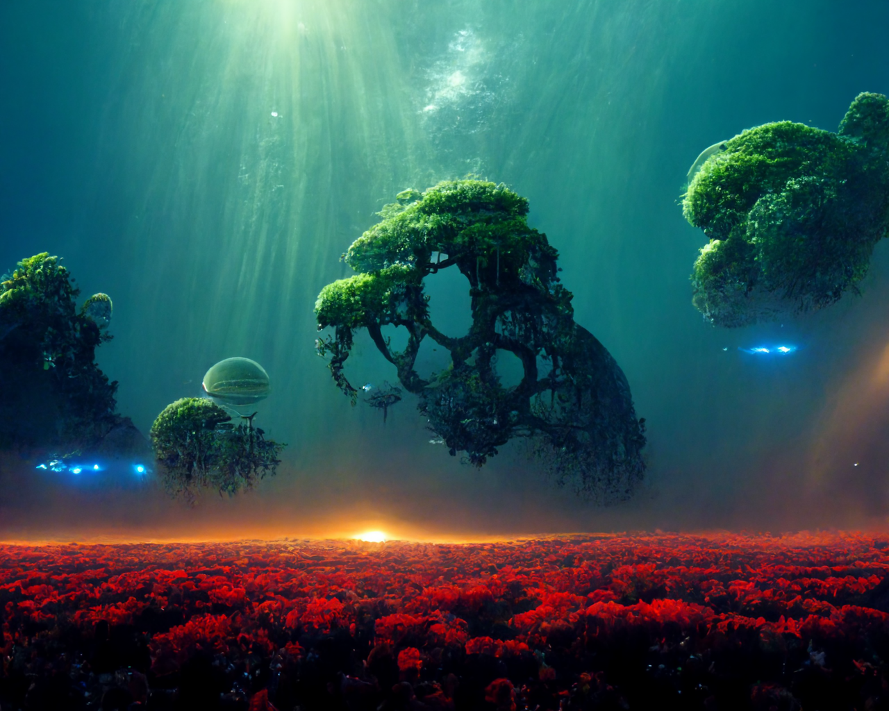 Preview for Surreal-underwater-landscape-ai-images-background-15712