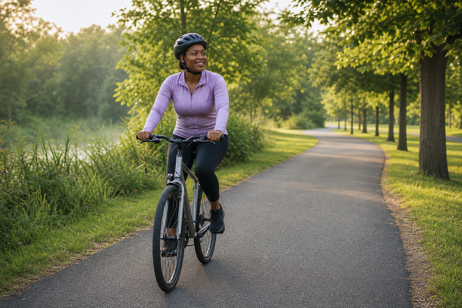Preview for Park Greenway Ride Cycling Background