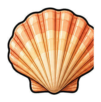 Preview for Scallop Shell Sticker