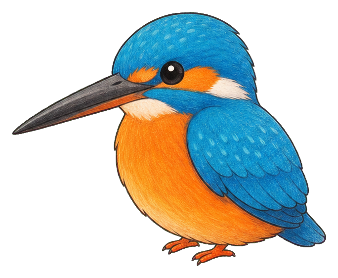 Preview for Kingfisher Sticker For Cute Designs