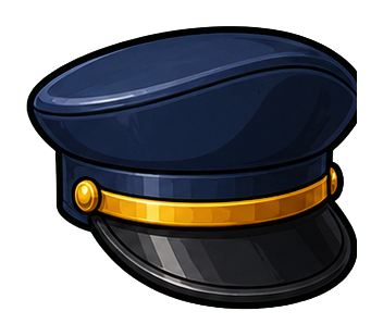 Preview for Plain Conductor Hat Sticker