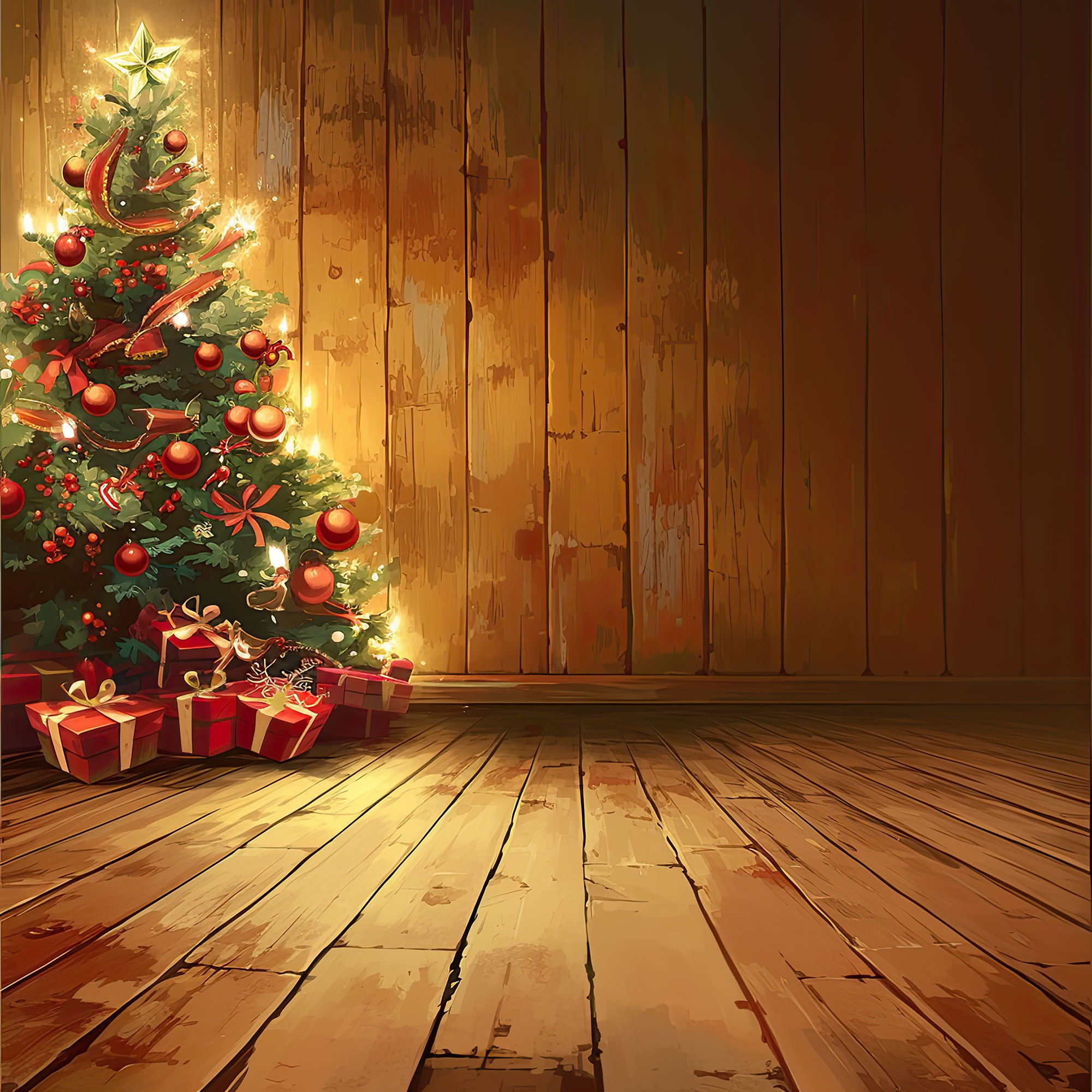 Preview for Christmas-tree-rustic-decor-christmas-backdrop-background-f7d50
