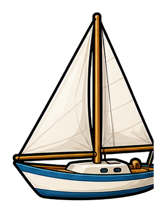Preview for Sailboat Sticker Graphic