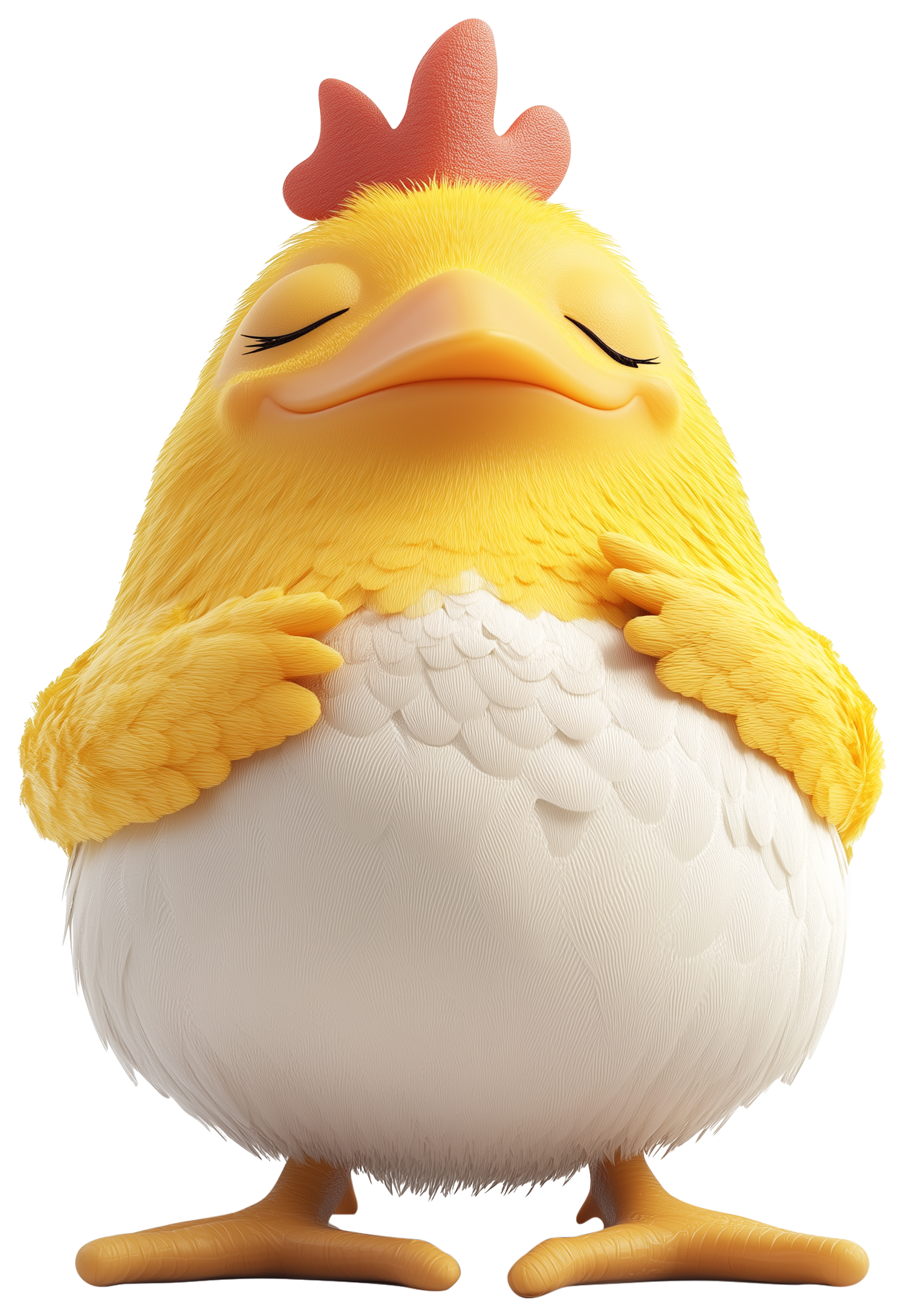 Preview for Cute Chicken Sticker Graphic