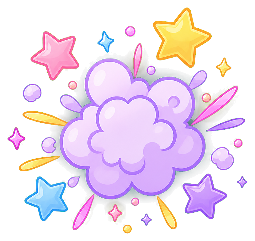 Preview for Starry Cloud Puff Sticker