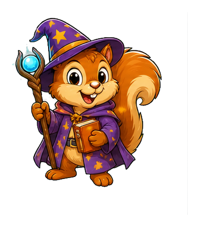 Preview for Wizard Squirrel Sticker
