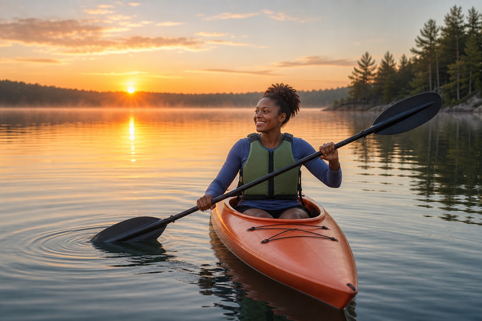 Preview for Lake Sunrise Paddle Background