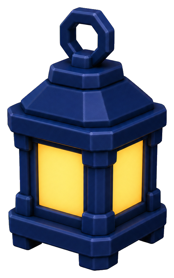 Preview for Blocky Lantern Sticker